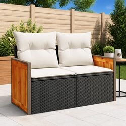Enhance Your Outdoor Space with a Cozy Black Sofa