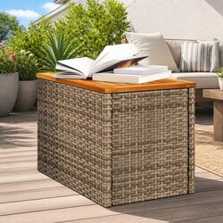 Enhance Your Outdoor Space with Beige Side Tables 2 pcs