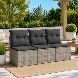 Enhance Your Outdoor Space with This 3-Seater Garden Sofa