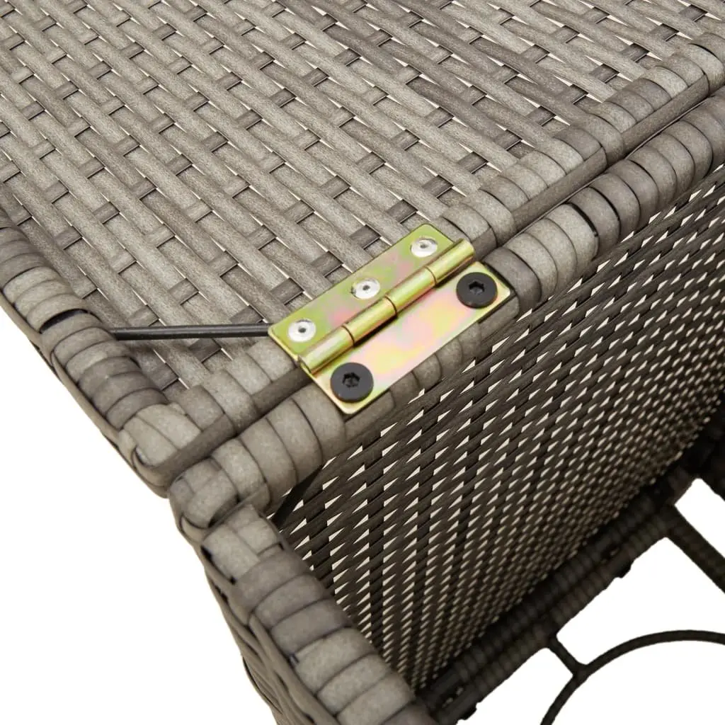 Propane Tank Cover Table Grey 40x40x60 cm Outdoor Furniture Storage