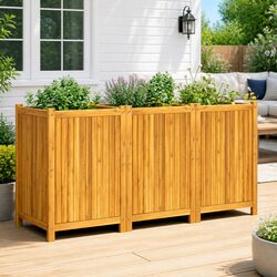 Enhance Your Outdoor Space with Wooden Garden Planter Box