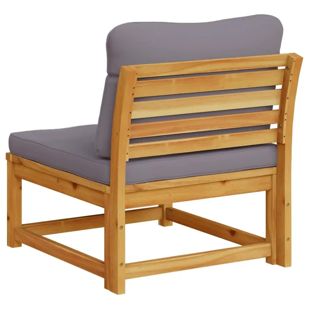 Outdoor Sectional Sofa Unit Garden Furniture Solid Wood Acacia with Cushions