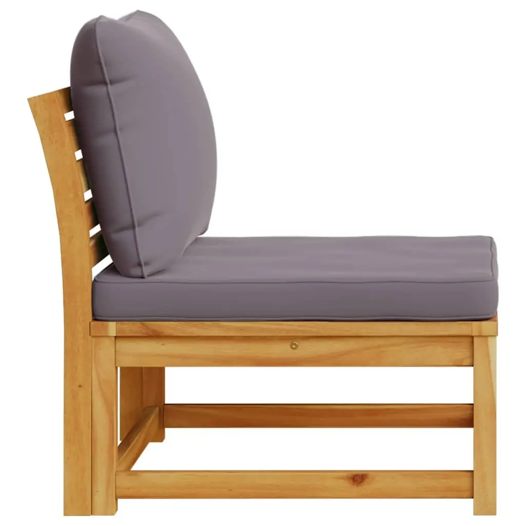 Outdoor Sectional Sofa Unit Garden Furniture Solid Wood Acacia with Cushions