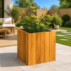 Elevate Your Space with This Garden Planter Box 25x25x25 cm