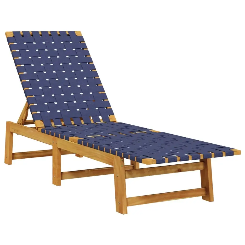 Sun Lounger Outdoor Garden Lounge Chair Reclining Backrest Relaxation Seating