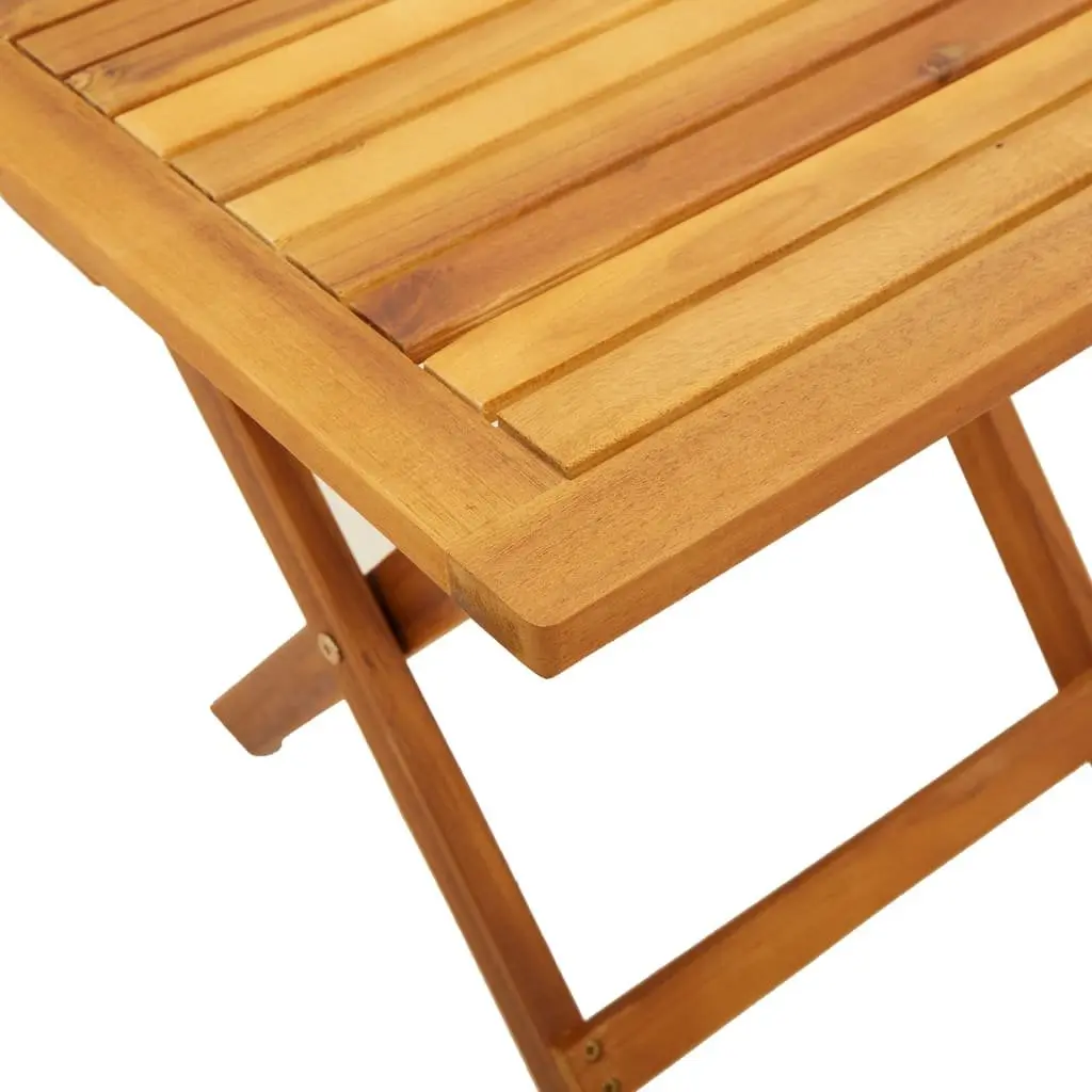 Acacia Wood Garden Side Table for Outdoor Use