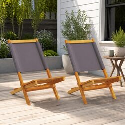 Enhance Your Outdoor Space with Garden Chairs - 2 Pack