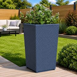 Elegant Grey Outdoor Planters for Your Patio