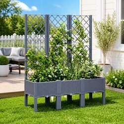 Garden Planter and Trellis