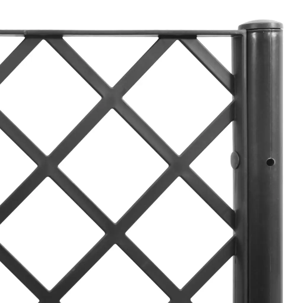 Garden Planter 160x40x142cm with Integrated Trellis for Climbing Plants Outdoor Use
