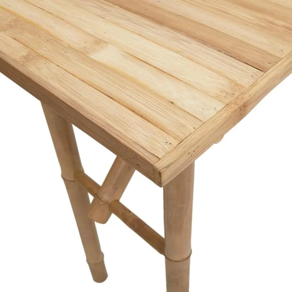 Console Table 115x39x75cm Bamboo Brown Lightweight Water-Resistant Indoor Outdoor Accent Stand