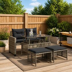 Enhance Your Outdoor Space with 4-Piece Sofa Set