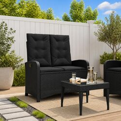 Transform Your Outdoor Space with a Black Reclining Bench