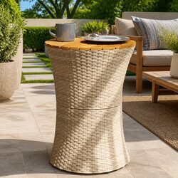 Elevate Your Outdoor Space with a Beige Side Table
