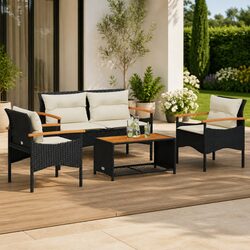 Enhance Your Outdoor Space with a 4 Piece Sofa Set