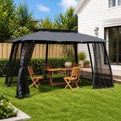 Elevate Your Outdoor Space with This Stylish Gazebo 3.93x2.93m