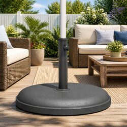 Grey Parasol Base 25kg for Your Outdoor Oasis