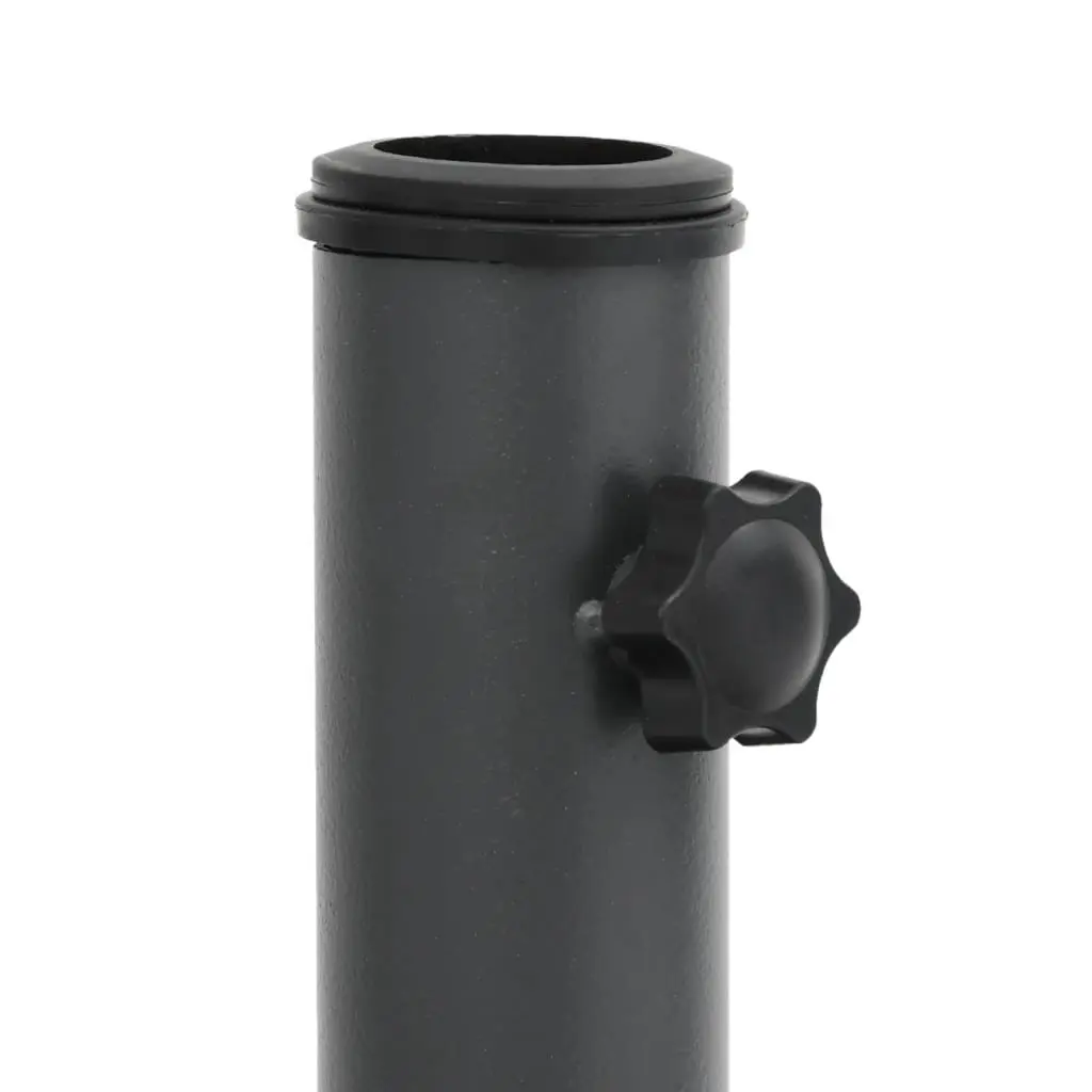 Square Parasol Base 11 kg Concrete Filled for Ø32 35 38 mm Poles