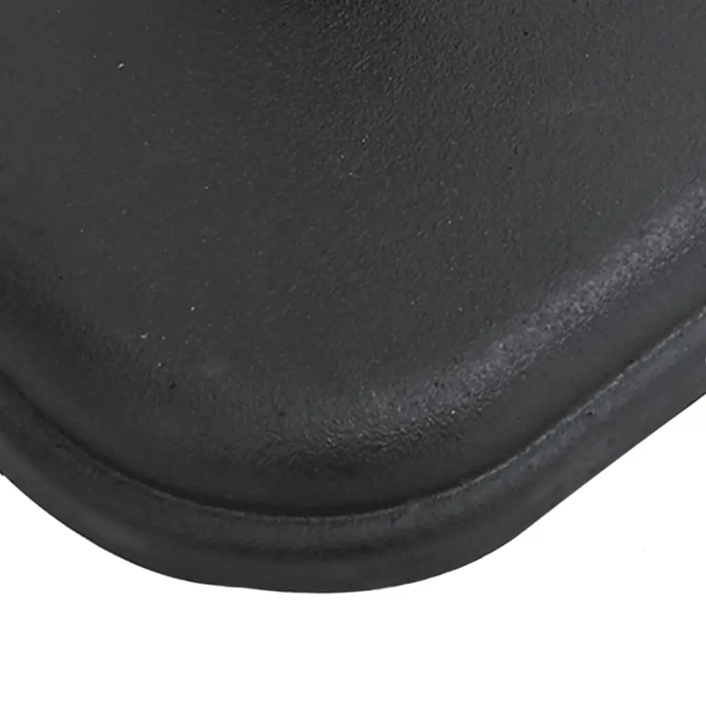 Square Parasol Base 11 kg Concrete Filled for Ø32 35 38 mm Poles