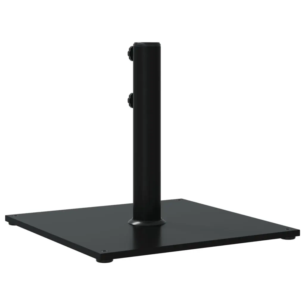 Parasol Base Square 17kg Outdoor Umbrella Stand Stable with 3 Adapters for Pole Diameter 32 38 48mm