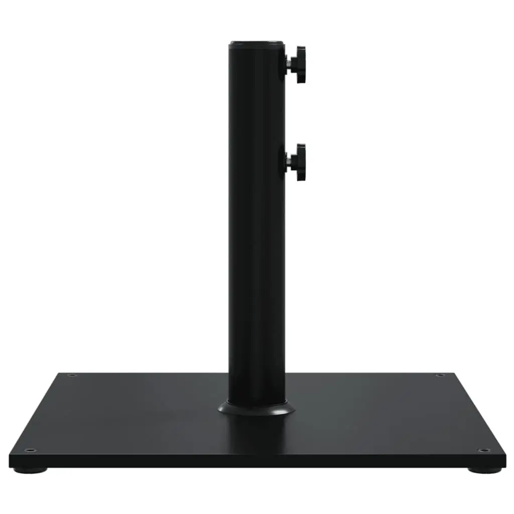 Parasol Base Square 17kg Outdoor Umbrella Stand Stable with 3 Adapters for Pole Diameter 32 38 48mm