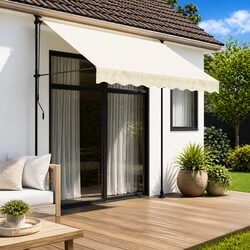 Transform Your Space with a 300x150 cm Cream Awning