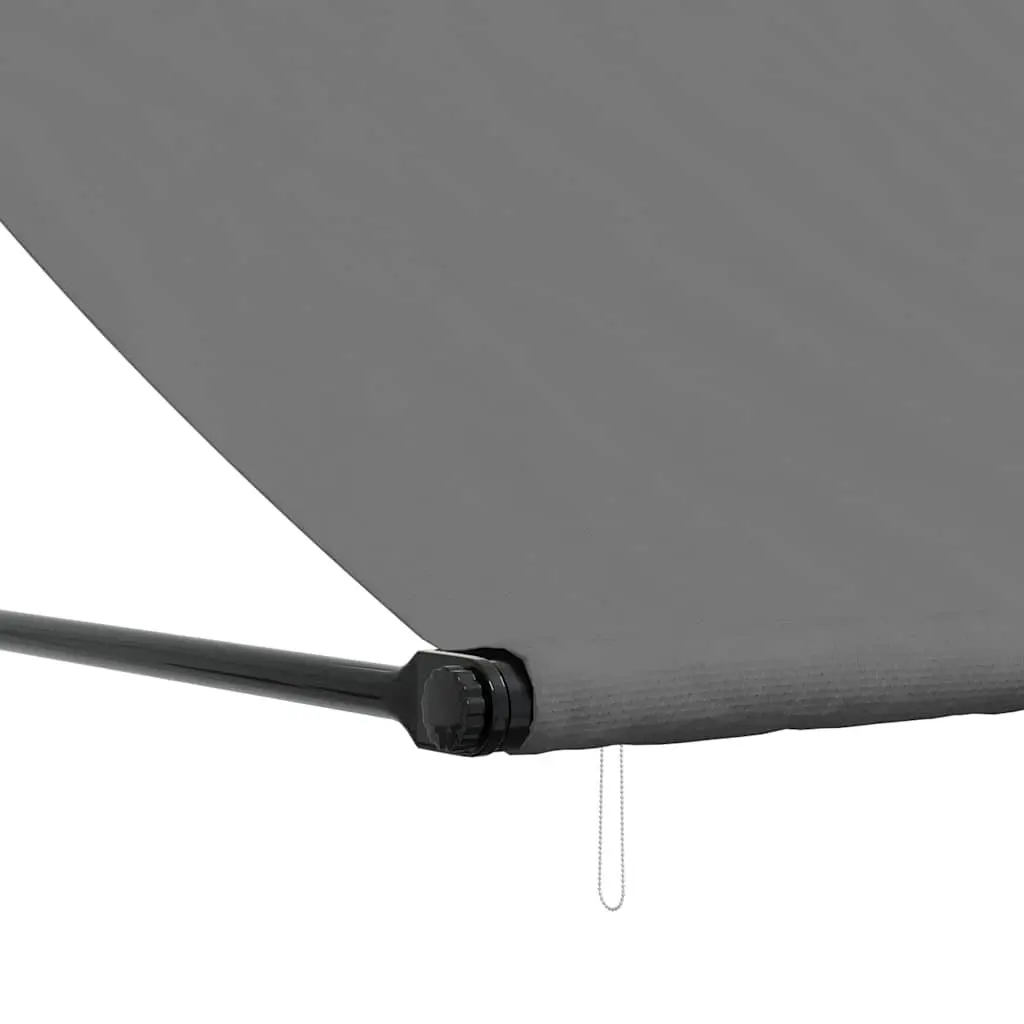 Retractable Awning 200x150cm Outdoor Shade Steel Frame Anthracite