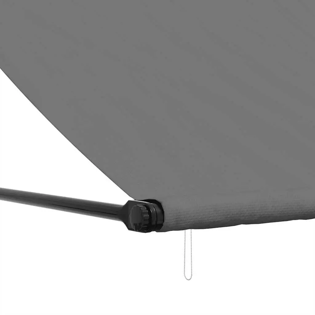 Retractable Awning 250x150cm Steel Frame UV Resistant Fabric Wall Mounted Shade