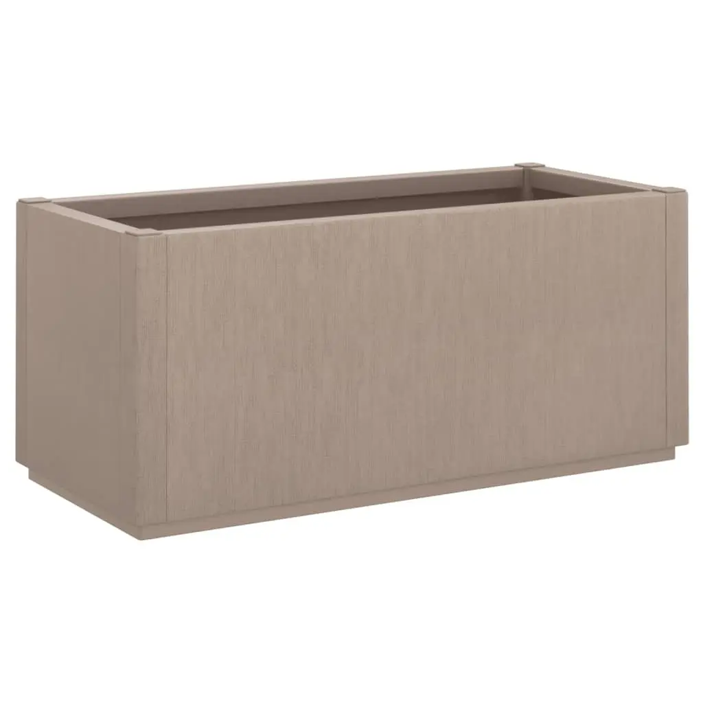 Garden Flower Box Planter Light Brown Outdoor Patio Terrace Suitable for Climbing Plants