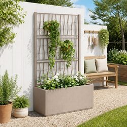 Enhance Your Outdoor Space with a Garden Planter and Trellis