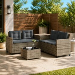 Enhance Your Outdoor Space with an L-Shaped Sofa Set