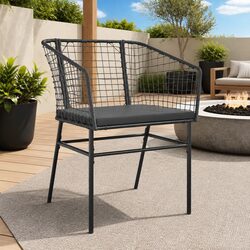 Enhance Your Outdoor Space with Black Garden Chairs Set of 2