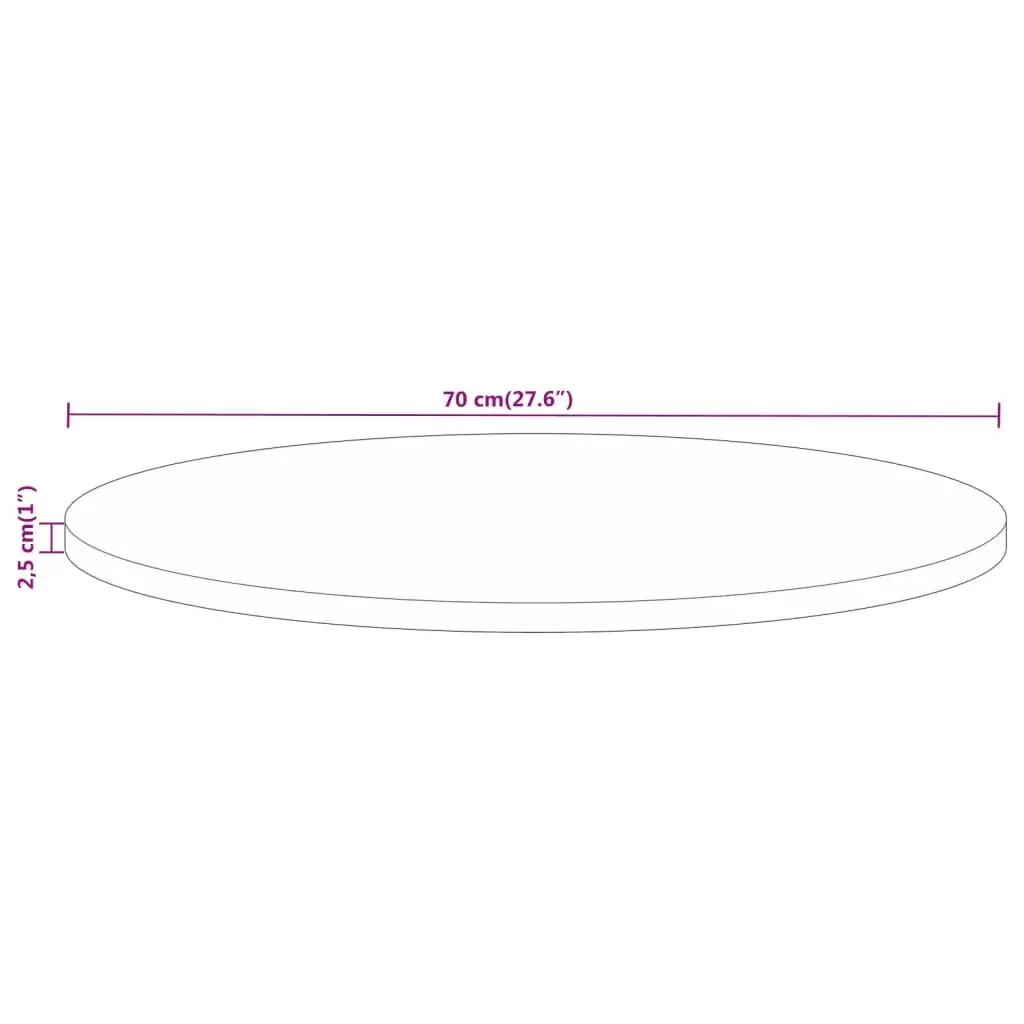 Round Wooden Table Top