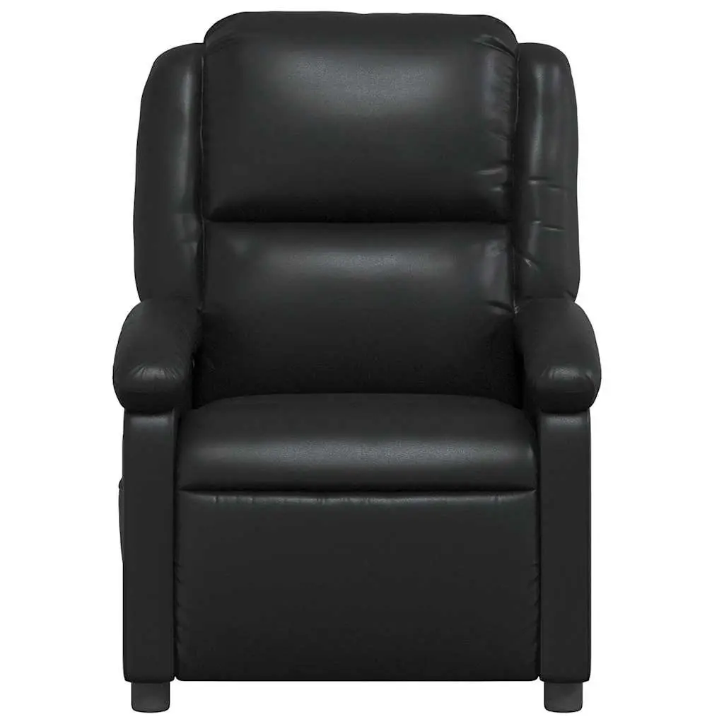Massage Recliner Chair Manual Reclining Faux Leather Vibration Lounge Chair