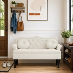 Cream Velvet Bench: Enhance Your Living Space Comfort