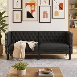 Enhance Your Living Room with a 2-Seater Chesterfield Sofa