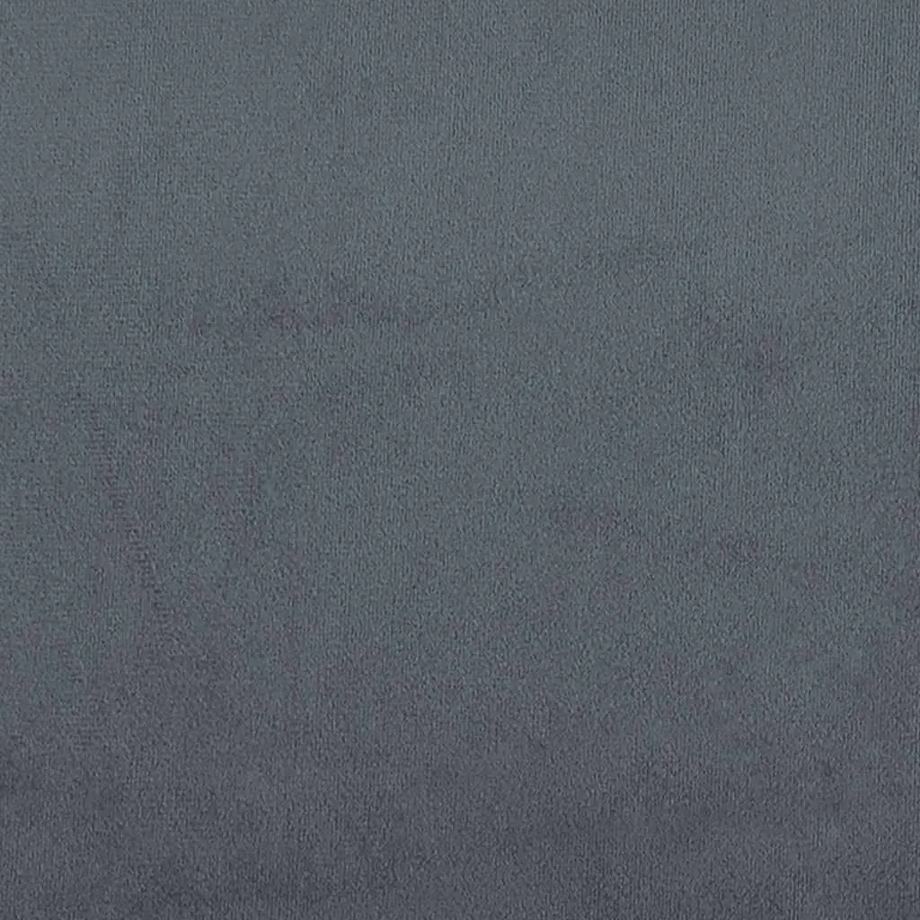 Bed Frame 90x190 cm Grey Velvet Upholstered with Headboard