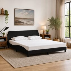 Elegant King Bed Frame 180x200 cm for Your Bedroom