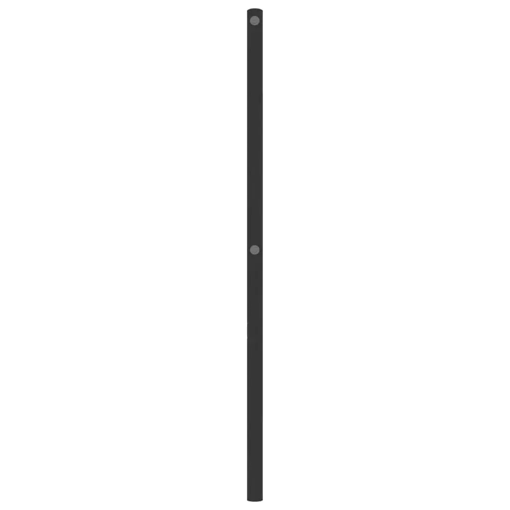 Metal Headboard 90cm Black Bed Frame Head Board Bedroom Furniture Sturdy Steel