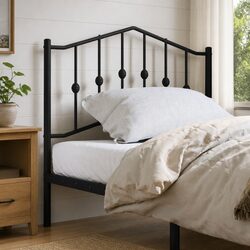Elevate Your Bedroom with a Black Metal Headboard