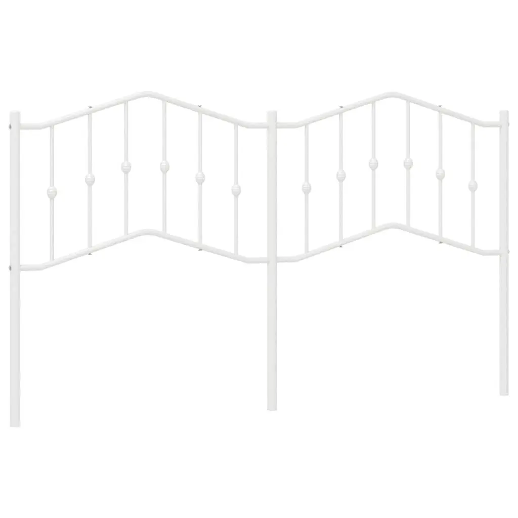 Metal Headboard 180cm Sturdy Steel Construction Provides Back Support for Bedroom Furniture