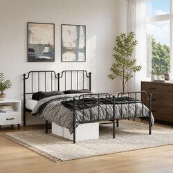 Elevate Your Bedroom Style with a Black Metal Bed Frame