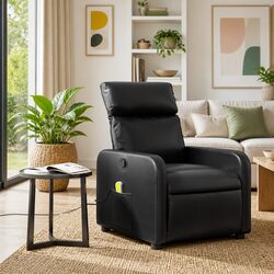 Enhance Your Space with a Black Massage Recliner Chair