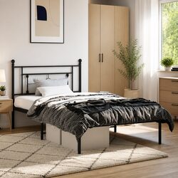 Enhance Your Bedroom with This Metal Bed Frame King Single
