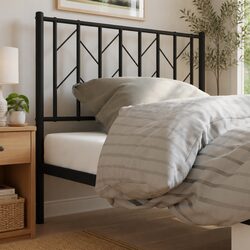 Enhance Your Bedroom Aesthetic with a Black Metal Headboard