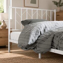 Elevate Your Bedroom with a Stylish Metal Headboard