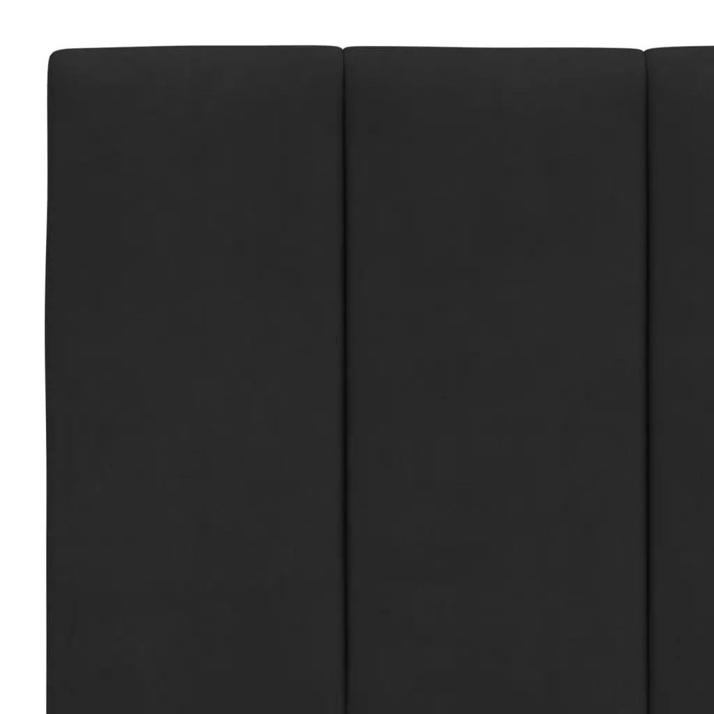 Headboard Cushion Queen Black Velvet Wall Mounted Bed Pillow Upholstered Support