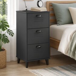 Stylish Anthracite Grey Bedside Cabinet for Your Space