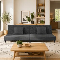 Transform Your Space with a Grey Velvet Sofa Bed