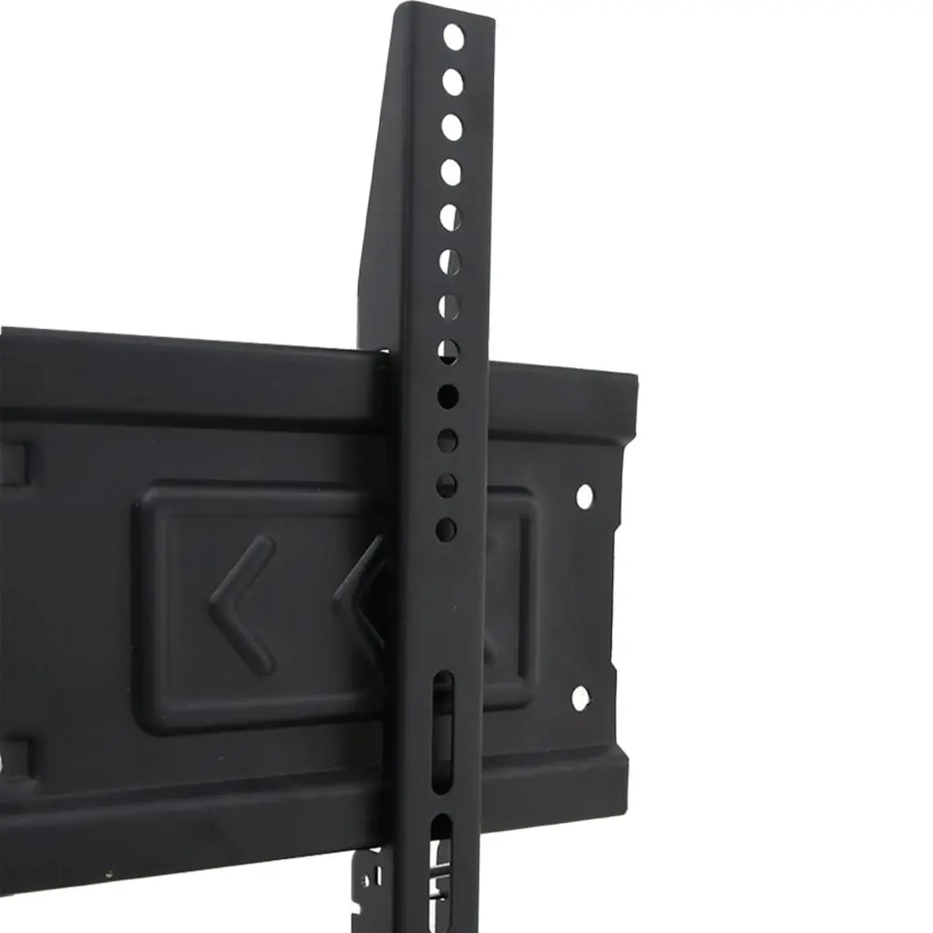 TV Stand on Wheels 32-70 Inch Height Adjustable Lockable Castors Heavy Duty Steel Frame